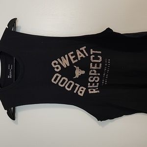 Project Rock  Under Armour tank top, Large, White and black.